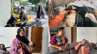 Download lagu LINDA ALLOWED MBA JES & REVI TO BE WITH YOU TOGETHER - Kinoy fell asleep in his mother's arms 🤗🥳🥰✨ mp3