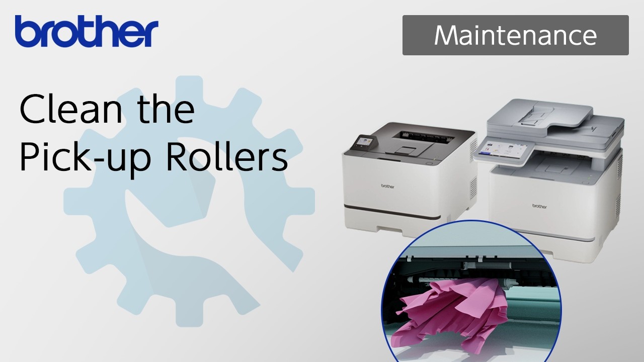 Clean the Pick-up Rollers [Brother Global Support]