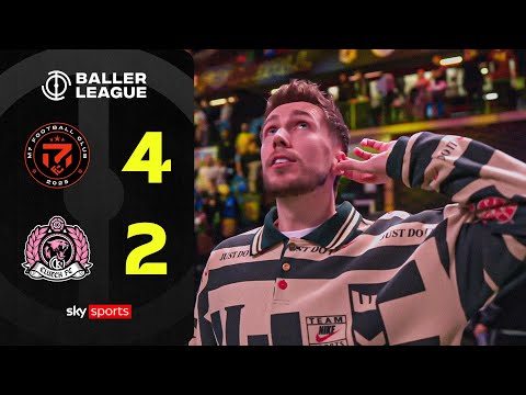 Miniminter silences the crowd after record win! 🤫 | M7 FC 4-2 Clutch FC | Baller League Highlights