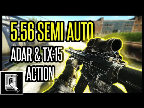 5.56 SEMI AUTO ACTION! Owning With The ADAR & TX-15 Against Squads - Escape From Tarkov Gameplay