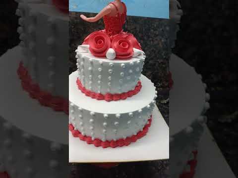 United States Serbia fake cake for kids #shorts 💃#shortsviral #shortvideo Barbie doll Rad doll white