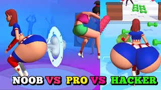Twerk Race - NoobvsProvsHacker All Max Level Android Gameplay Walkthrough Trailer #androidgames