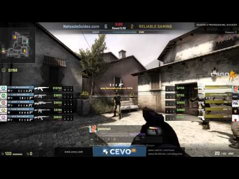 CEVO-Pro CS:GO Season 4: NetcodeGuides.com vs. Reliable Gaming - Week 8:2 on de_inferno