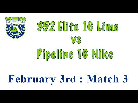 352 Elite 16 Lime vs Pipeline 16 Nike