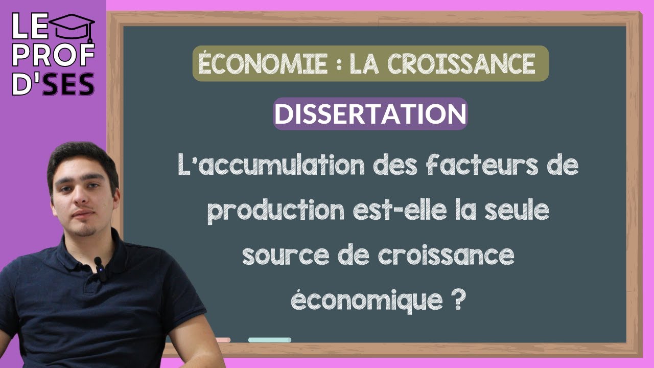 [BAC] Dissertation corrigée - Les sources de la croissance