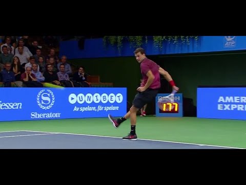 Dimitrov Hits Stunning Hot Shots In Stockholm