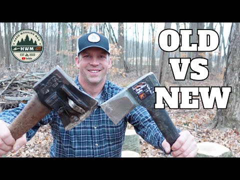 CHOPPER 1 Splitting Axe & Fiskars X27! Old Vs. New! History!