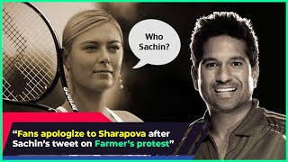 Indian fans Apologizes to Sharapova after Sachin&#39;s tweet on Farmer&#39;s Protest went viral