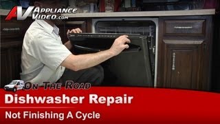Maytag , Whirlpool Dishwasher Repair - Does Not Finish a Cycle - Diagnostic & Repair