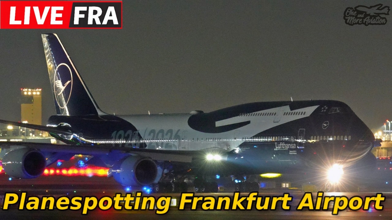 🔴LIVE Late Night Planespotting Jubiläums-Flieger im Doppelpack 🛫 LH500 & L510