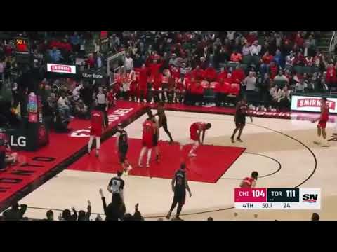 OG Anunoby monster follow up dunk 😱😱😱Raptors Vs Bulls Nov.6 2022 - 2023 Season