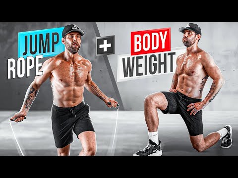 10 Min Beginner Jump Rope Workout W/ Bodyweight Exercises