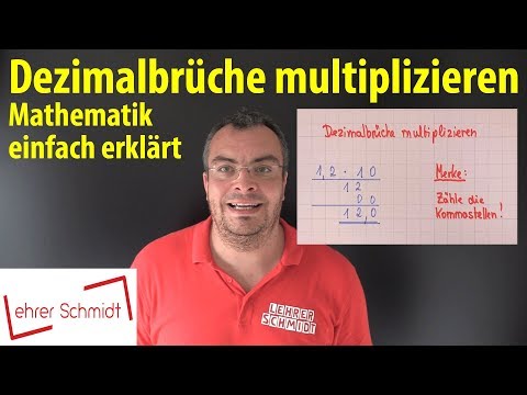 Multiplying decimals / Multiplying decimal fractions | Lehrerschmidt - simply explained!