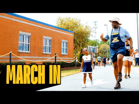 NC A&T - Marching Into Stadium | Aggie - Eagle Classic 2025