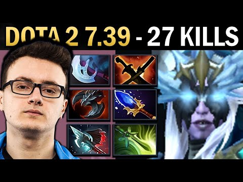 Drow Ranger Gameplay Miracle with 27 Kills and Butterfly - Dota 7.39