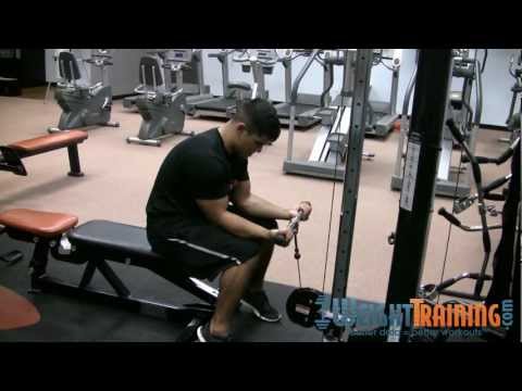 Cable wrist curl sale
