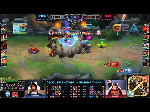 [Highlights] INTZ vs KBB | Etapa 01 - CBLOL 2015 - Jogo 01 | W7 D1 | 1080p