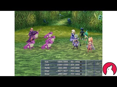 Final Fantasy IV iOS - Battle 40 - Mage Masher (Chest) - No Random Encounters - Maxed Gear/Augments