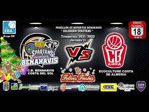 LIGA EBA DA T21_22 J11 CB BENAHAVIS COSTA DEL SOL VS ECOCULTURE COSTA DE ALMERIA