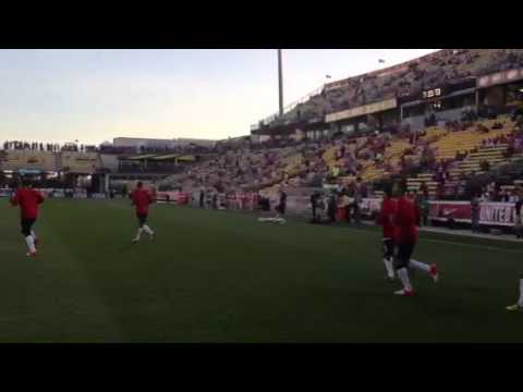 MNT vs. Jamaica: MNT Out for Warmups in Columbus