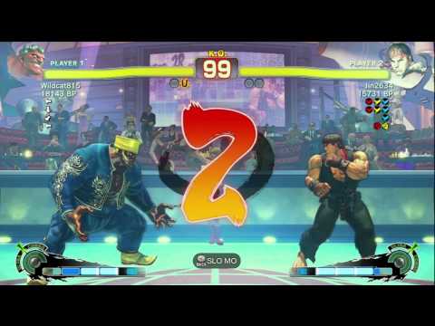 Wildcat815 [Hakan] vs Jin2634 [Ryu] SSF4 Japanese Online Ranked Matches - TRUE-HD
