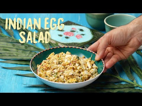 Indian Egg Salad | How to make easy Indian Style Egg Salad at Home