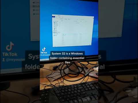 deleting system32 (don't try this at home) #shorts