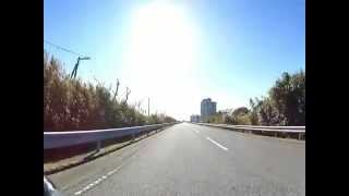 preview picture of video '千葉県　九十九里有料道路　波乗り道路　バイクでタイムラプス動画。'