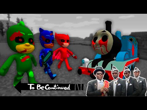 PJ Masks.EXE VS Thomas.EXE in Minecraft - Coffin Meme