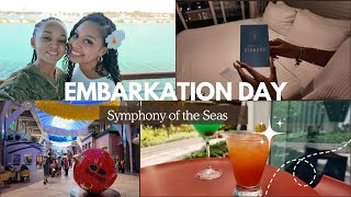 Embarkation Day on Symphony of the Seas! Made it to Diamond Status!