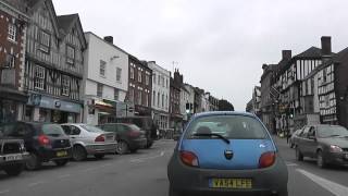 preview picture of video 'Driving Along The Homend & High Street (A438), Ledbury, Herefordshire, England 27th March 2013'