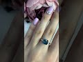 Серебряное кольцо с топазом Лондон Блю 2.05ct