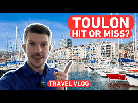We visit TOULON! A FUN way to see what's in PORT?