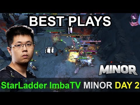 StarLadder ImbaTV Dota 2 Minor BEST PLAYS Qualifier Day 2 Highlights Dota 2 Time 2 Dota #dota2