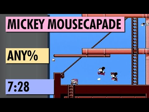 Mickey Mousecapade Any% Speedrun in 7:28.450