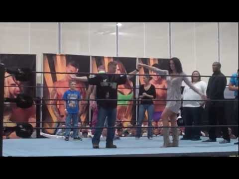 FCW WWE NXT Dance, Anya, Fan, Host Briley Pierce