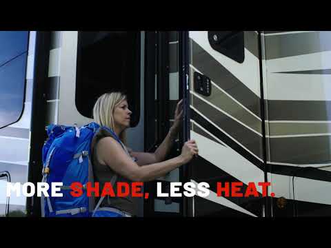 Thin Shade Complete Kit for RV Entry Door Windows - Lippert Components