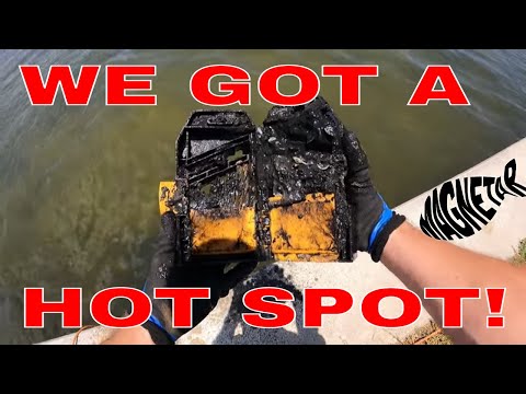 Found a dumping ground magnet fishing!