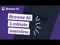 Browse AI 1 Minute Overview