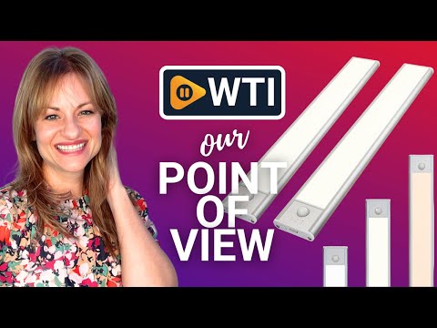 POVODA Closet Lights Motion Sensored Light Bar LED Under Cabinet Lighting Wireless Under Counter Light Fixtures Battery Operated Magnetic Rechargeable Night Light Kitchen Indoor 3 Color 15.7 - WTI product video review