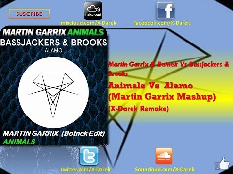 Martin Garrix & Botnek Vs Bassjackers & Brooks - Animals Vs Alamo (Martin Garrix Mashup)