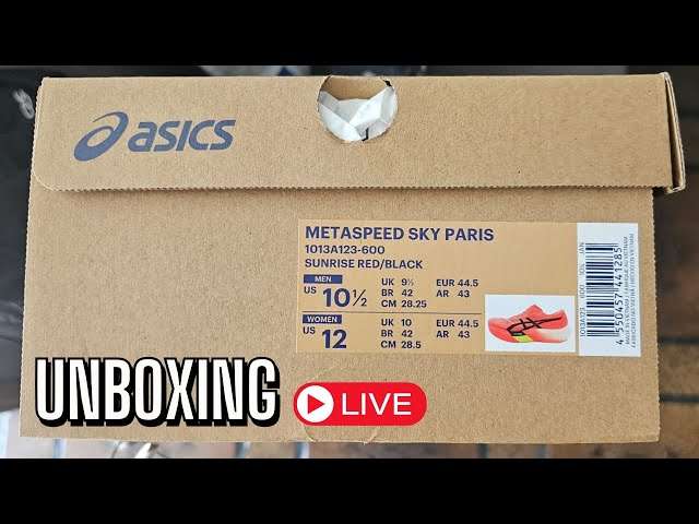 UNBOXING do METASPEED SKY PARIS ao vivo