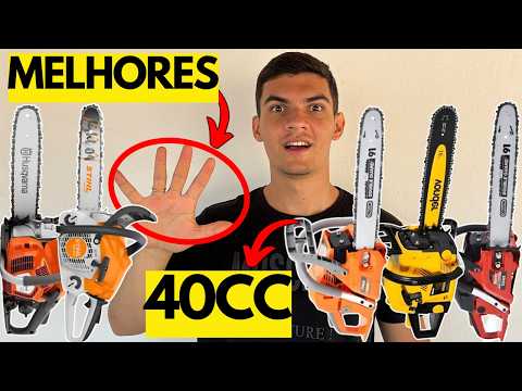TOP 5 MOTOSSERRAS DE 40cc | Uso Ocasional (Motosserra Vonder, Tekna, Toyama, Stihl, Husqvarna)
