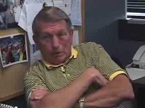 Johnny Unitas impressed by a scrimmage