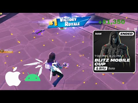 How I DOMINATED The Fortnite Mobile Blitz Cups.. ($1,350 EARNED)