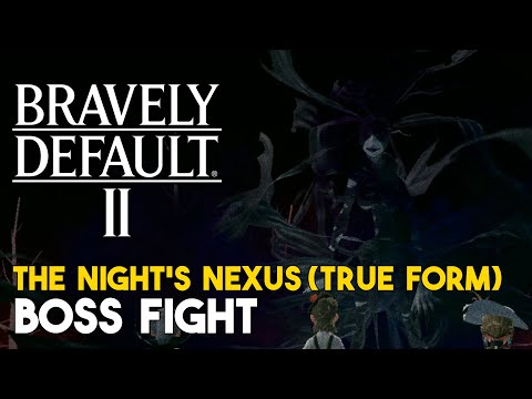 Bravely Default 2 The Night's Nexus (True Final Boss) Boss Fight