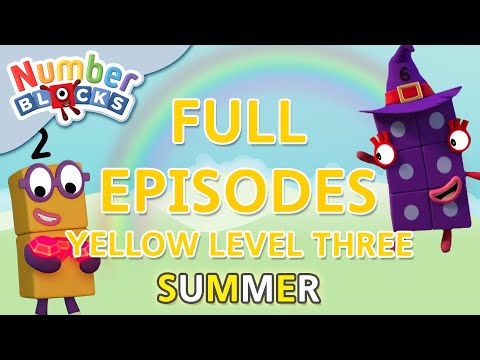 @Numberblocks- #SummerLearning - Yellow Level Three | Full Episodes 28-30