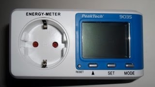 PeakTech 9035 Energiemessgerät Unboxing