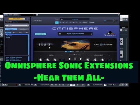 Omnisphere Sonic Extensions - Hear Them All - Undercurrent-Nylon Sky-Unclean Machine-Seismic Shock