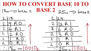 Download the video "How to Convert Decimal to Binary | Step-by-Step with Examples"